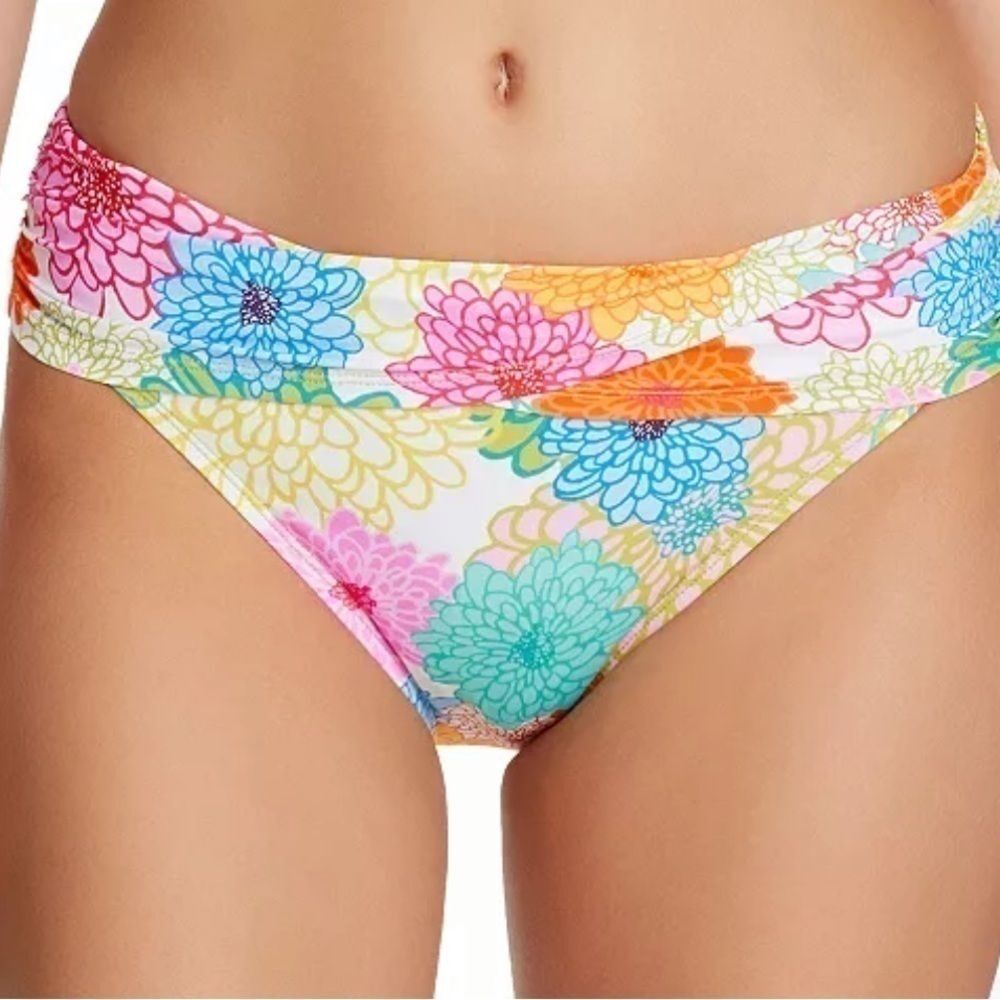 Bleu by Rod Beattie Fresh Picks Printed
Sarong Hipster Bikini Bottoms Multi 10